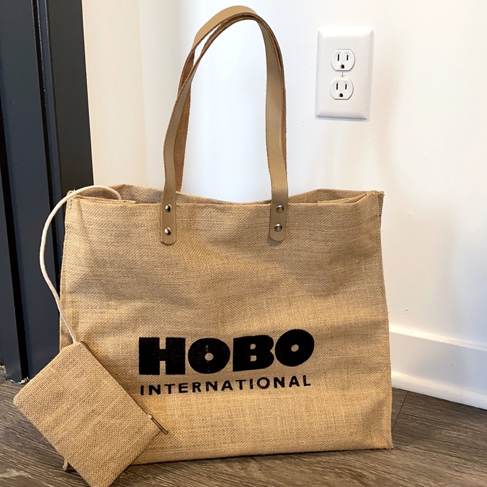 COPY - Hobo Brands International Burlap Jute Tote Bag/Shopper